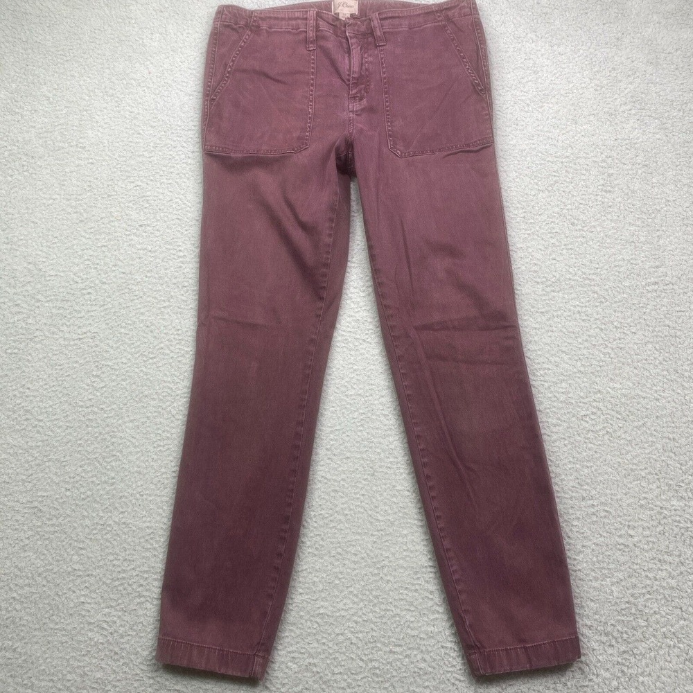 J.Crew Jeans Womens 29 Purple Straight Leg Outdoor Casual Wear Denim Y2K Jeans‎